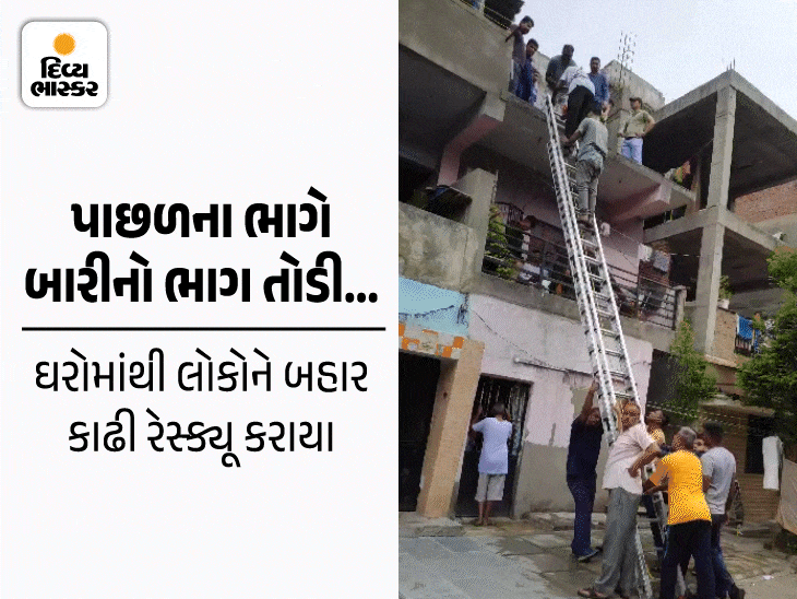 Gallery of slum quarter in Ahmedabad's Maninagar collapsed, exit was ...