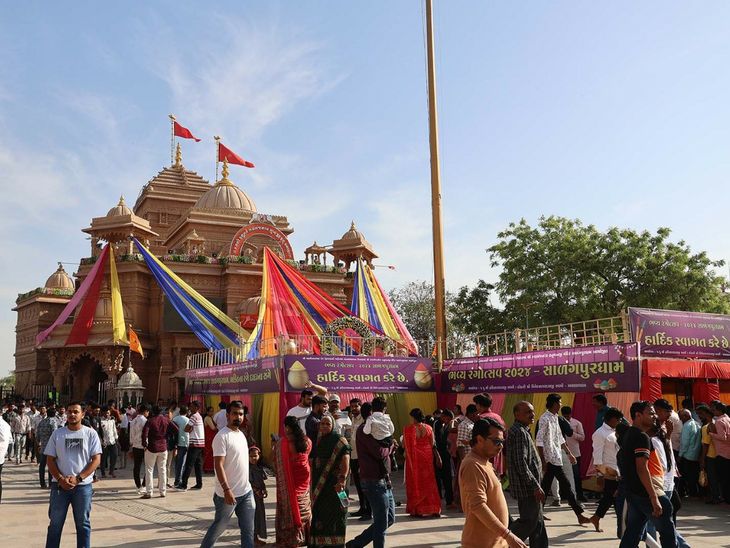 Preparations in full swing at Salangpurdham for Holi-Rangotsav ...