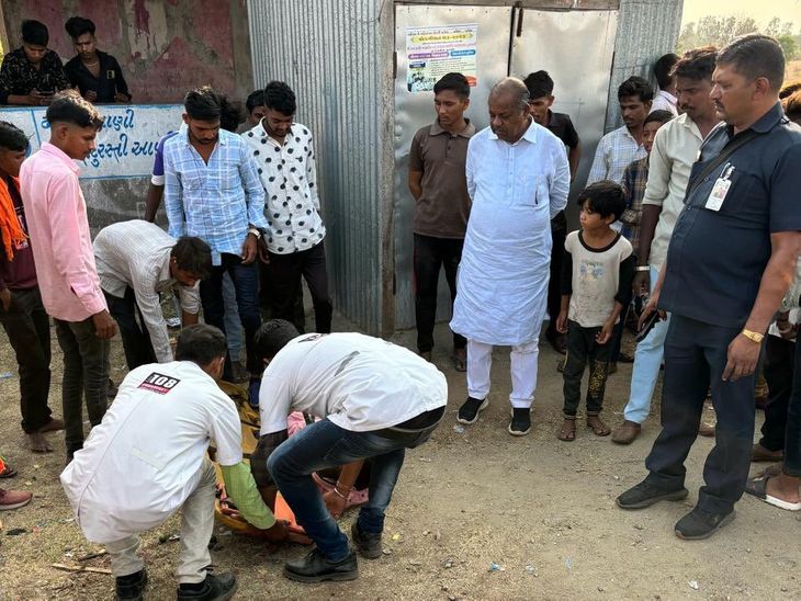 Panchayat and Agriculture Minister Bachu Khabad came to the rescue of ...