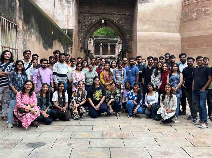 'Manek to Manek Heritage Walk' was organized by our heritage; The walk ...