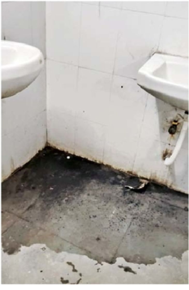 In MSU's girls hostel, the same cloth used to clean the toilet is used