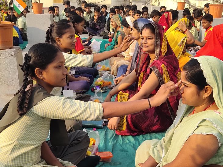 A unique effort to instill culture in Maniba Hindi Vidyalaya