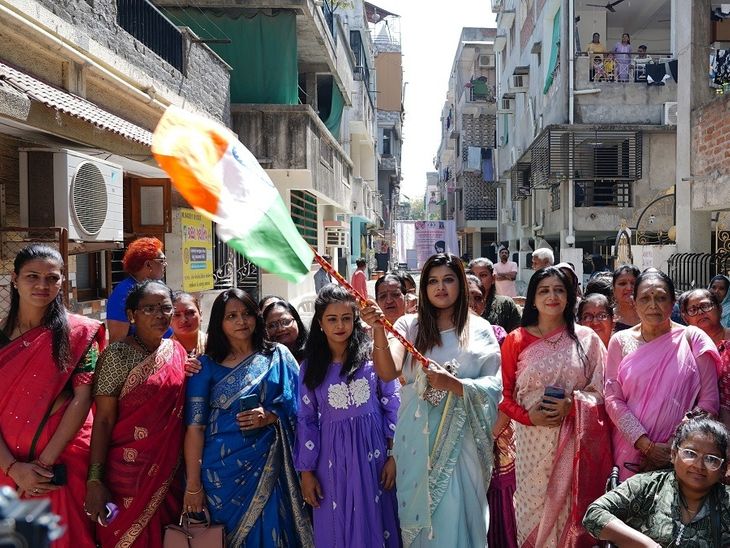 Jiva Hari Foundation takes out women's rally in Ghatlodia with the aim ...