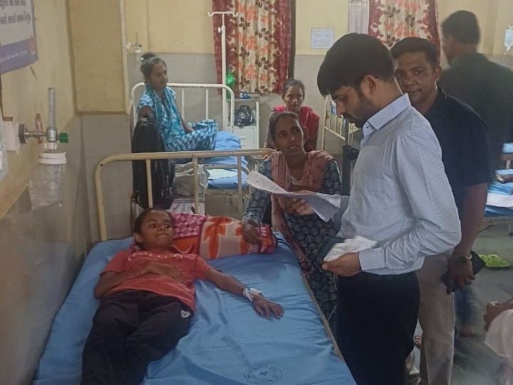 Visited health centers and anganwadi in Dolvan, Tapi district