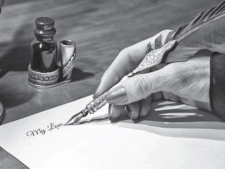 The rhythm of language flowing through the cymbals of the pen