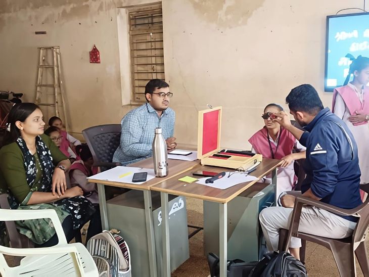 Rajula School Health Eye Camp; 101 Children Receive Free Spectacles Photos