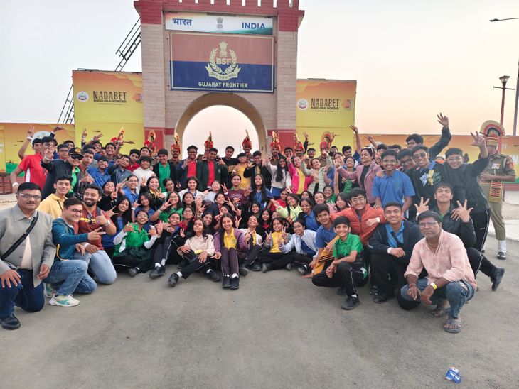 Program at Nadabet border by DPS Gandhinagar
