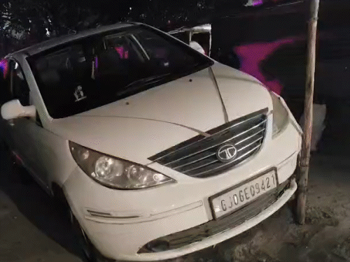Drunk driver causes car accident in Vadodara