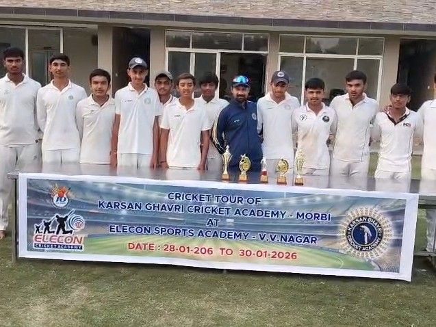 Morbi Karshan Ghavri Academy Wins U-19 One Day Series Against Elecon