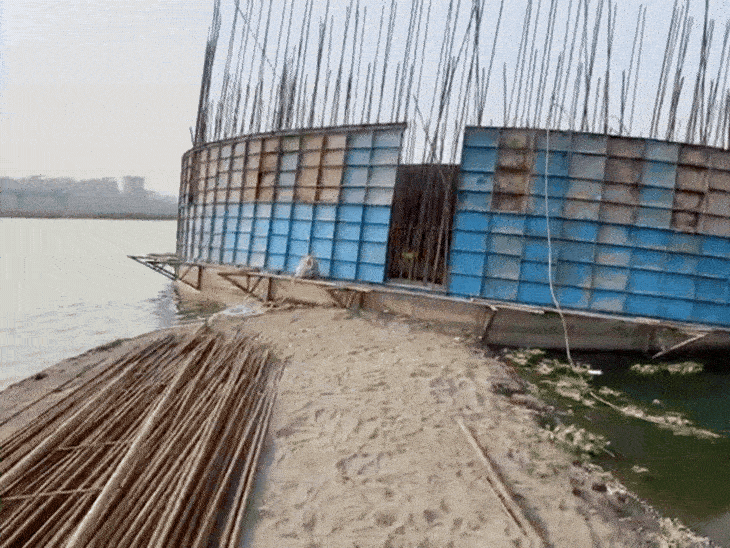 Surat Intake Well Collapses in Tapi River; AAP Alleges Corruption