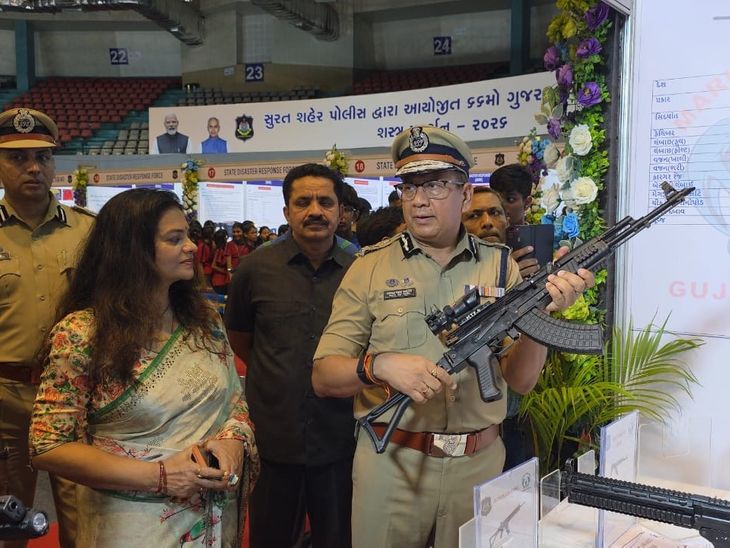 Surat Mega Arms Exhibition Inaugurated: Modern Rifles & Tech Attract ...