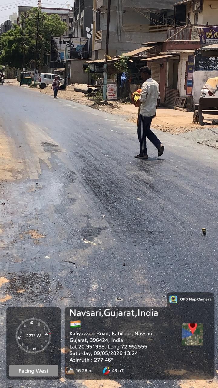 Asphalt melted in the heat on Grid-Kabilpore road, questions raised on ...