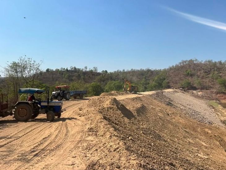 Morva Hadf MLA Visits Irrigation Project at Rambhemana Muvada