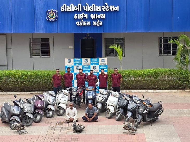21 ટુ-વ્હીલર ચોરીના ગુનાઓનો ભેદ ઉકેલાયો, રાજ્યભરમાં ચોરી કરીને વાહનો  અમદાવાદ લઈ જઈ ગેરેજ સંચાલકને ઓછી કિંમતે વેચી દેતો