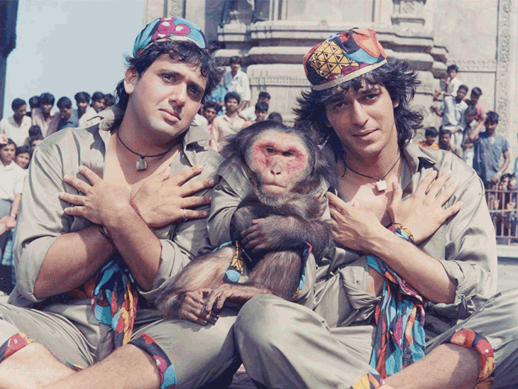 Directed by David Dhawan, the film Aankhen was released in theaters in 1993. In this film, Chunky shared that the monkey was paid more than Govinda and him. He had 6 assistants and stayed in a 5 -star hotel during the shoot.