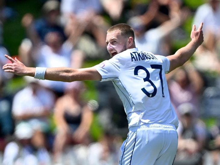 Gus Atkinson scalps hat-trick in England vs New Zealand Test: Trailing ...