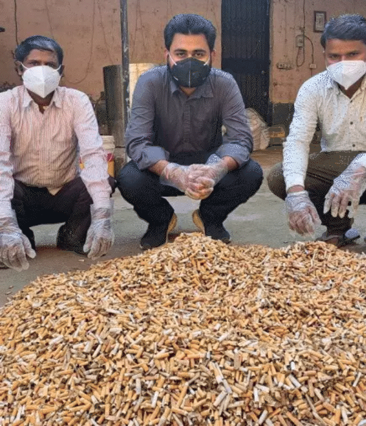 Building Rs 100 Crore Business From Cigarette Butts building-rs-100-crore-business-from-cigarette-butts