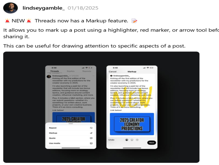 Threads now lets you schedule posts & track your insights
