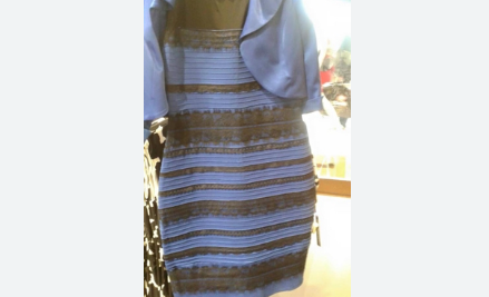 Blue-black or white-gold? The dress debate is over
