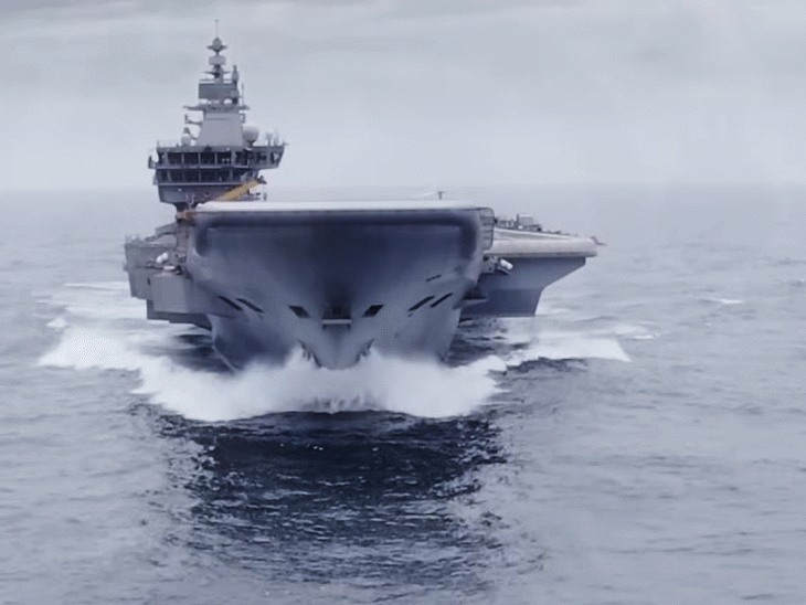 INS Vikrant embarks on full fleet drills in Arabian sea: How it could block  Pakistan's maritime routes | Bhaskar English