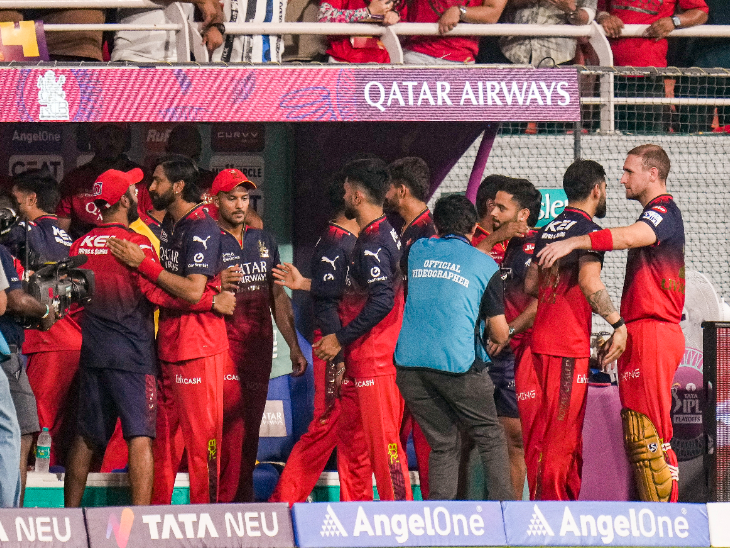 RCB reached final 4th time beating Punjab in IPL : Virat Kohli scored 96  runs past three showdowns; Bengaluru failed to chase 200+ twice in title  decider encountershistory | Bhaskar English