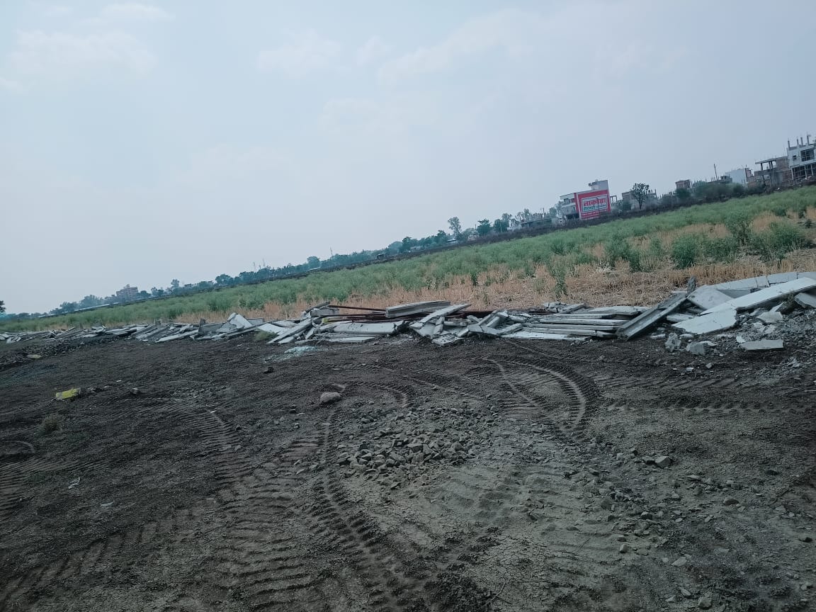 District administration officials crack down on illegal colonies in ...