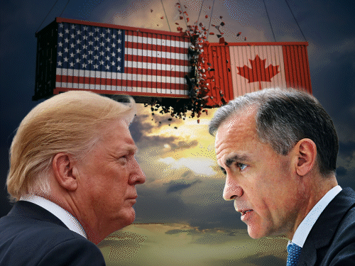 Trump Halts Tariff Talks with Canada Over Digital Tax | threatened ...