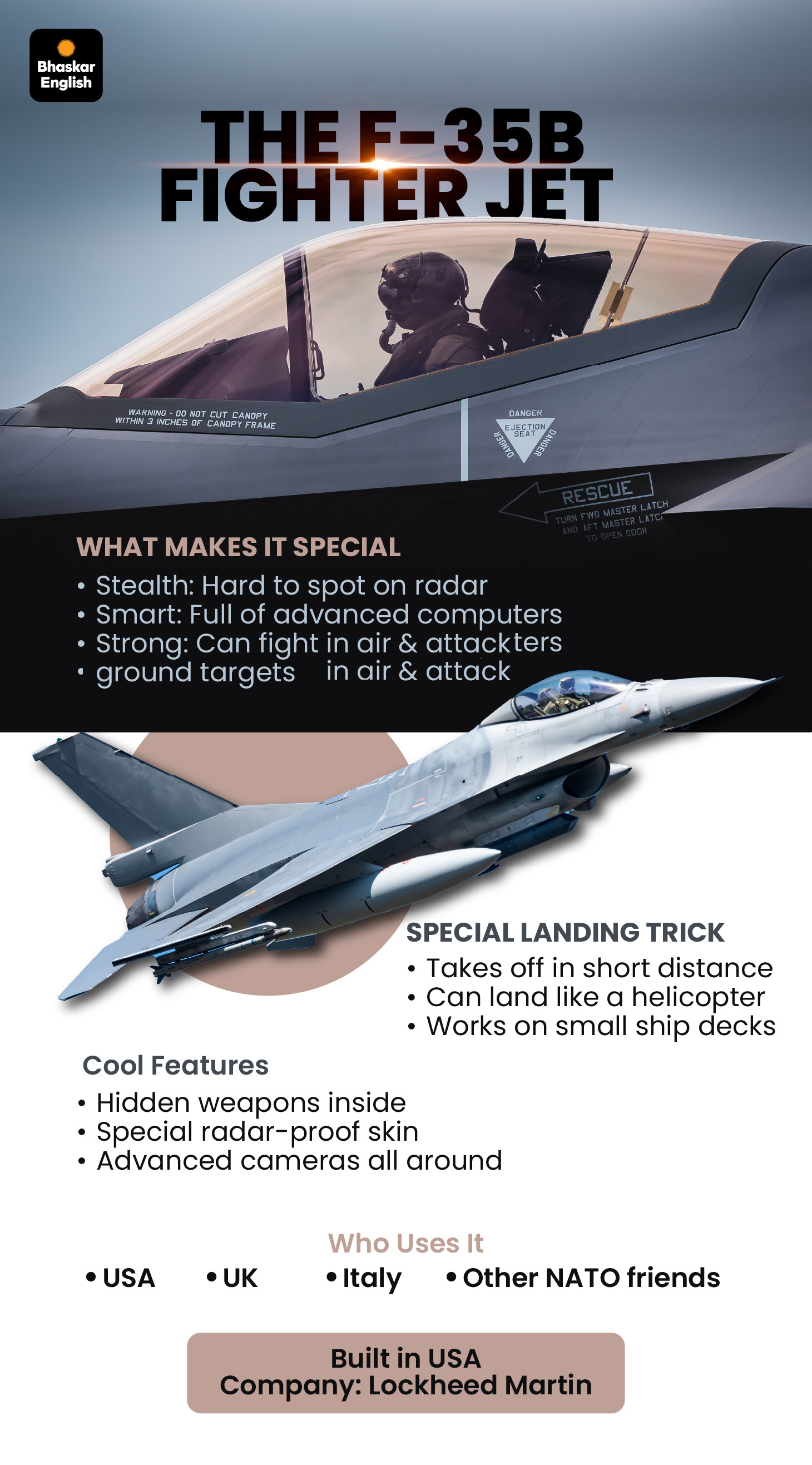 ₹920 crore UK's F-35B Fighter Jet Stranded in Kerala After Emergency ...