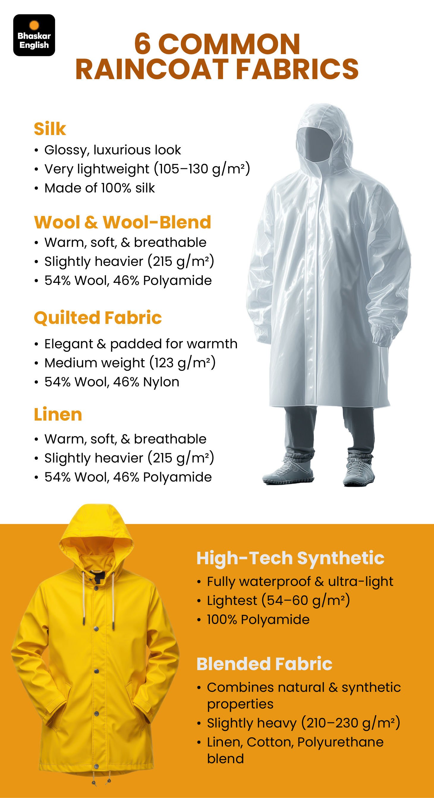 uses of raincoat