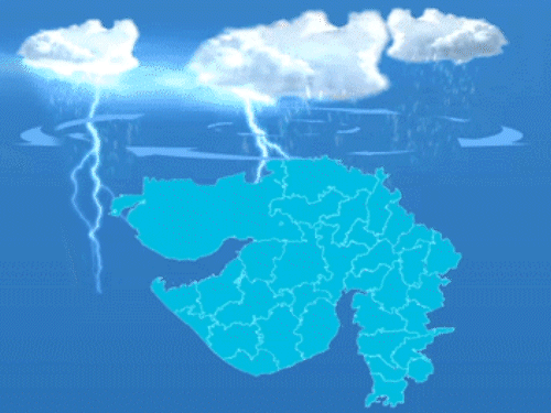 Gujarat braces for week-long monsoon onslaught: 4 weather systems active  simultaneously; flood alerts for South Gujarat & Saurashtra - Gujarat News  | Bhaskar English