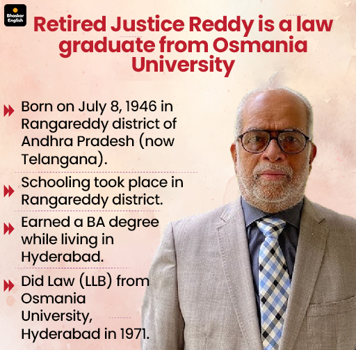 Retired Justice B. Sudarshan Reddy Is The Opposition's Vice ...