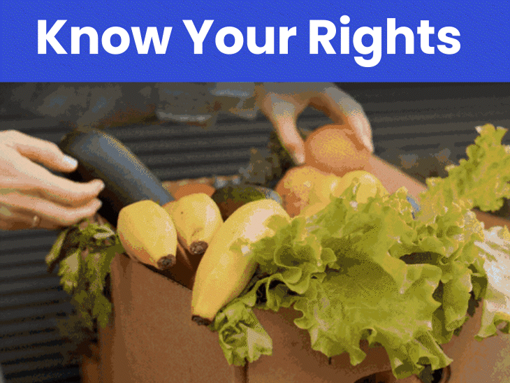 Know Your Rights - Food safety is your legal right