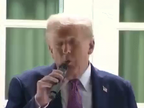 Trump mocks death rumours, calls it fake news | Bhaskar English