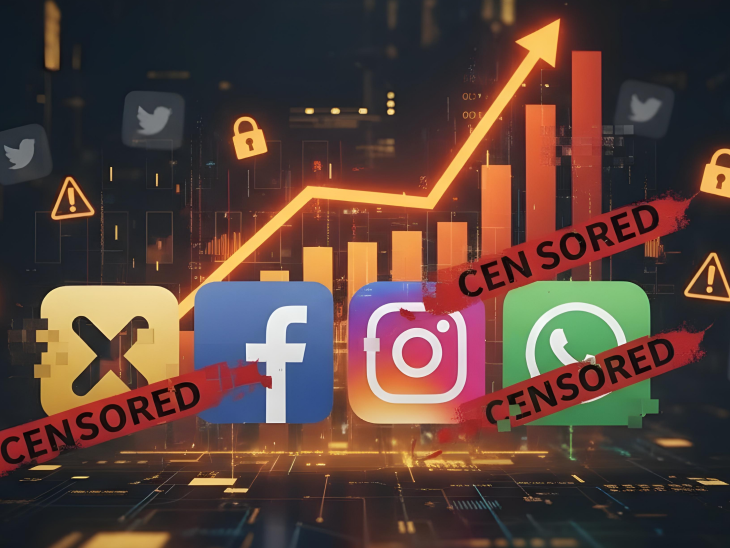 Internet user, censorship, number increased by 25 tixmes in 11 years;