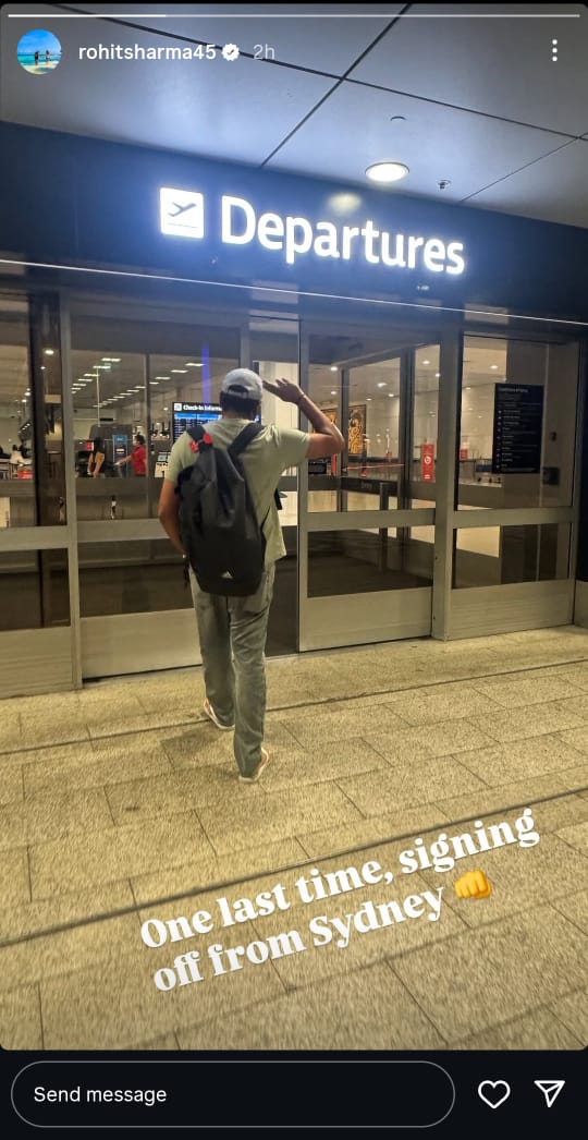 'One last time, signing off from Sydney': Rohit Sharma confirms his ...