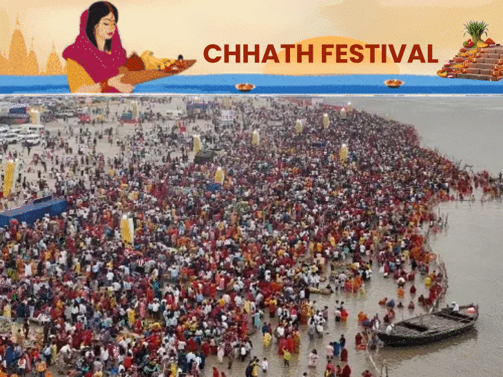 Chat Parb Devotees celebrate Chhath Mahaparv with devotion across Bihar; Millions ...