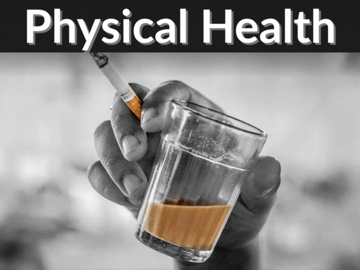 sharing a cigarette with someone is called Physical Health