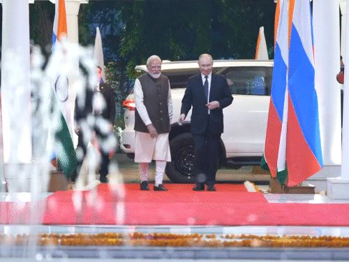 Modi-Putin to attend 23rd India Russia Summit today; Both leaders to address Business Forum; more than 25 agreements to be approved in bilateral talks | Bhaskar English