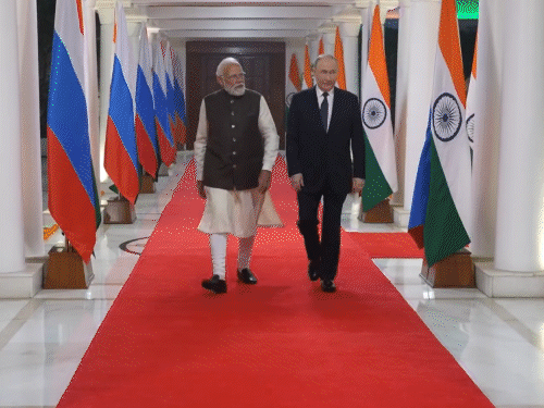 Modi-Putin to attend 23rd India Russia Summit today; Both leaders to address Business Forum; more than 25 agreements to be approved in bilateral talks | Bhaskar English