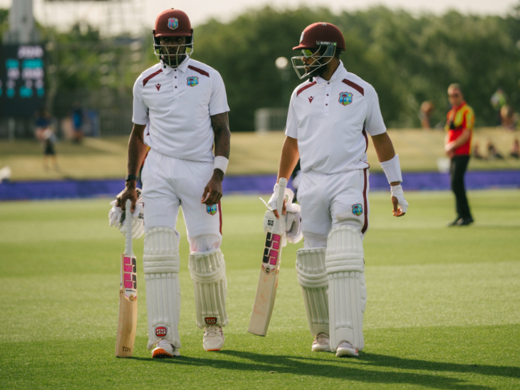 Christchurch Test - Shai Hope slams 116* on Day 4: Justin Greaves scores  55*, WI score 212/4 at stumps; NZ 6-wickets away from victory | Bhaskar  English