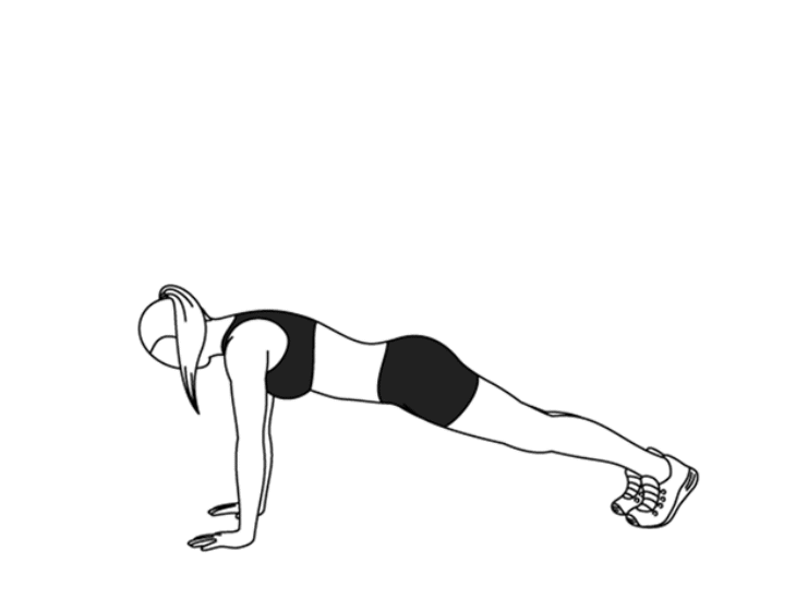 Plank + Kick-Through Combo