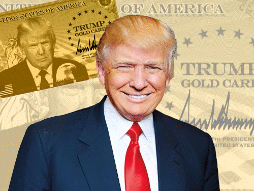 Trump had announced the launch of a new visa program named 'Gold Card' in February this year. - Bhaskar English