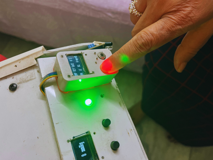 Robotic arms enable automated patient assistance tasks.