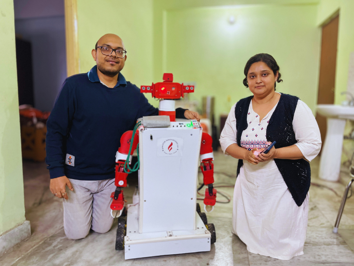 IIT Kharagpur researchers showcase breakthrough healthcare robot.