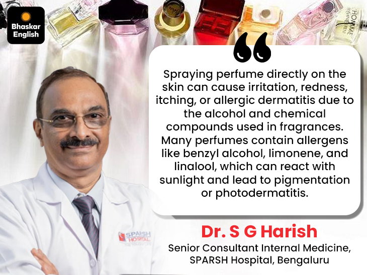Pefume Rash How spraying perfume on neck and skin can be harmful?