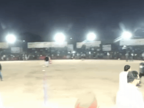 Spectators who had come to watch the kabaddi match were also seen running in different directions after the firing.