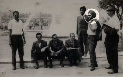 Captain M. S. Kohli with fellow mountaineers in New York, 1965.