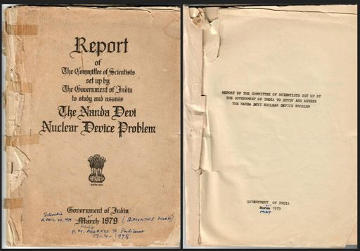 A 1979 Indian government report on the “Nanda Devi incident” stated that the chances of the generator exploding, plutonium being dispersed, or poisoning water sources were negligible.