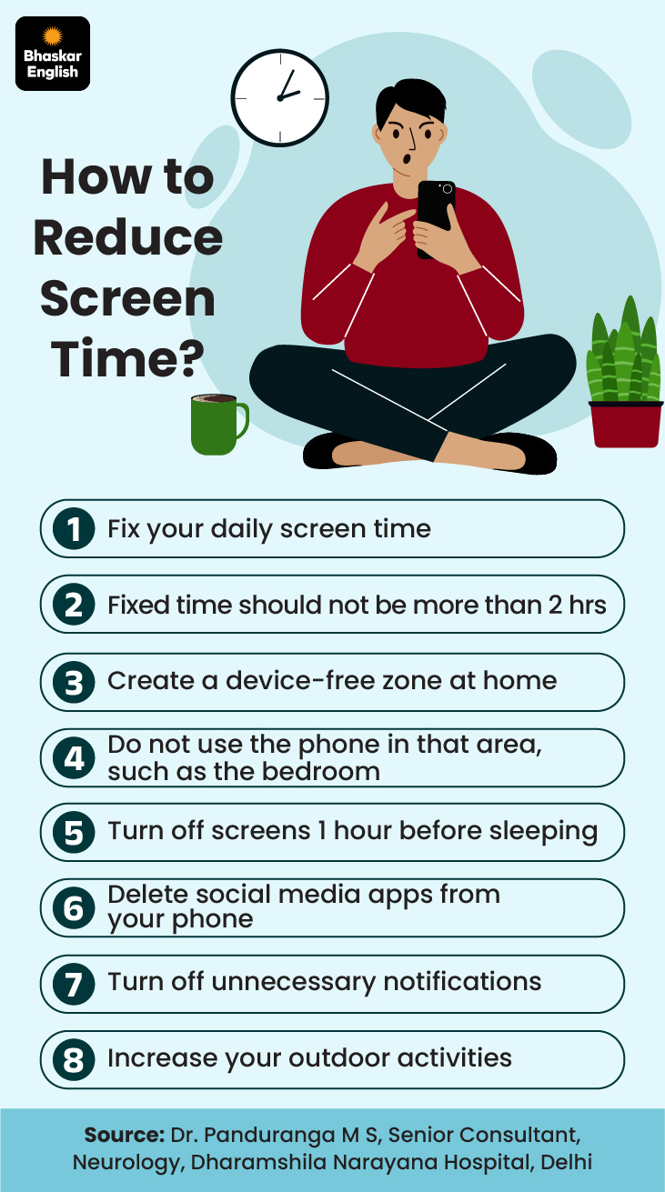 Excessive screen time can cause pressure on spine