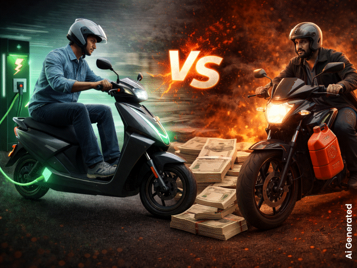 Electric Two Wheelers vs Petrol Vehicles: India Economy | Riding Habits ...